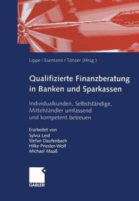 Qualifizierte Finanzberatung in Banken und Sparkassen