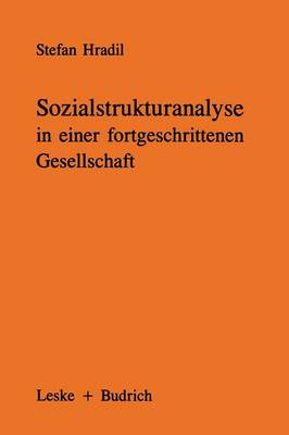 Sozialstrukturanalyse in einer fortgeschrittenen Gesellschaft