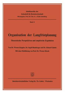 Organisation der Langfristplanung