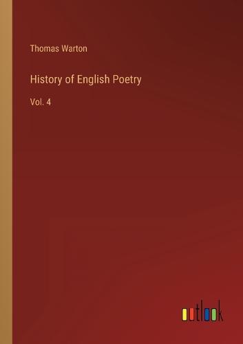 History of English Poetry