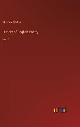 History of English Poetry