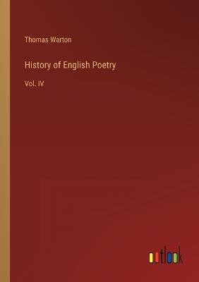 History of English Poetry