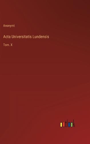 Acta Universitatis Lundensis