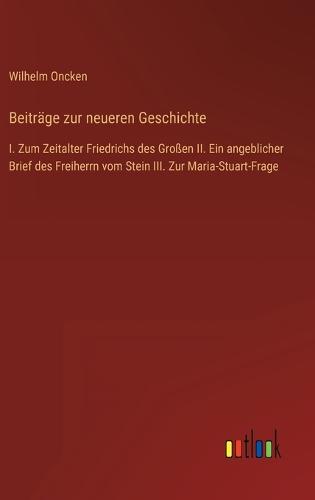 Beiträge zur neueren Geschichte