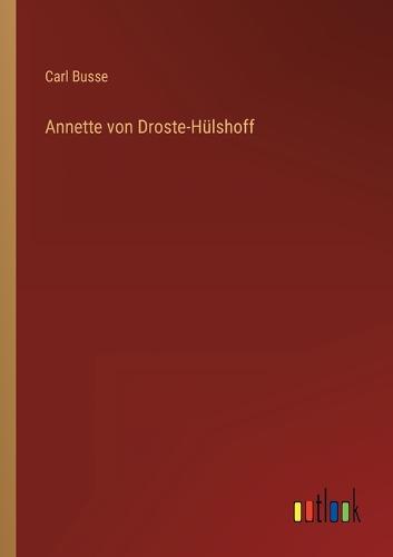 Annette von Droste-Hülshoff