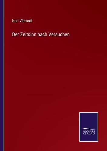 Der Zeitsinn nach Versuchen