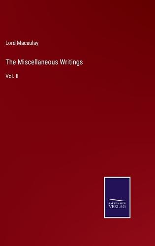 The Miscellaneous Writings