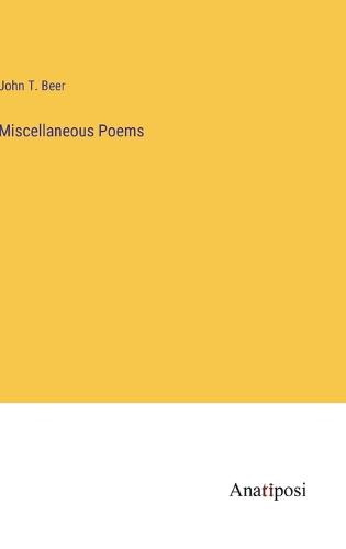 Miscellaneous Poems