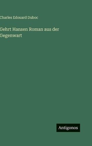Gehrt Hansen Roman aus der Gegenwart