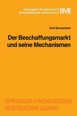 Der Beschaffungsmarkt und seine Mechanismen