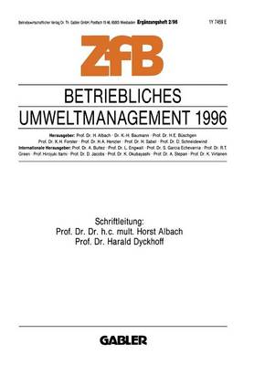 Betriebliches Umweltmanagement 1996