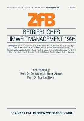 Betriebliches Umweltmanagement 1998