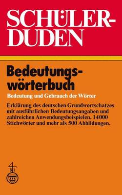 Schulerduden Bedeutungsworterbuch