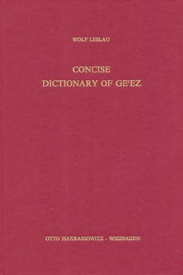 Comparative Dictionary of Ge'ez
