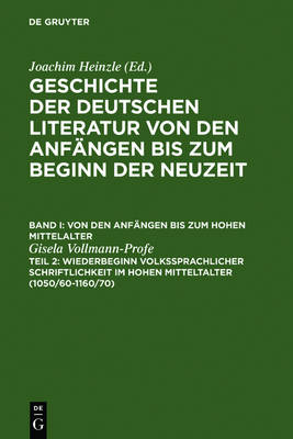Geschichte der deutschen Literatur von den Anfängen bis zum Beginn der Neuzeit
