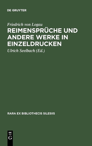 Reimenspruche Und Andere Werke in Einzeldrucken