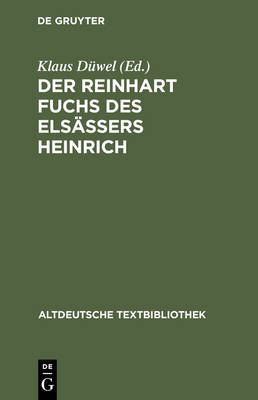 Der Reinhart Fuchs des Elsässers Heinrich