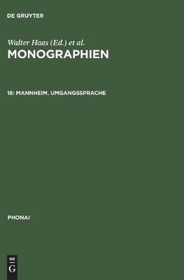 Monographien, 16, Mannheim. Umgangssprache