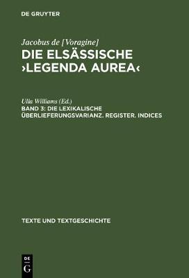Die elsässische >Legenda aurea