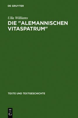 Die " Alemannischen Vitaspatrum "