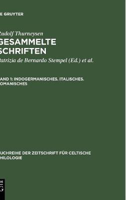 Indogermanisches. Italisches. Romanisches