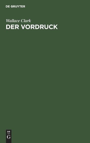 Der Vordruck