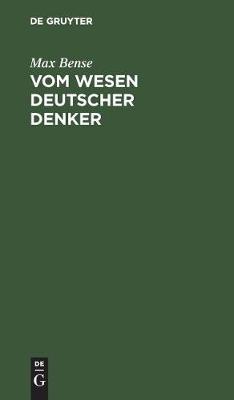 Vom Wesen Deutscher Denker