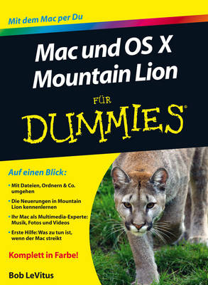 Mac Und OS Mountain Lion Fur Dummies