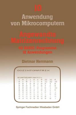 Angewandte Matrizenrechnung
