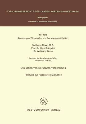 Evaluation von Berufswahlvorbereitung