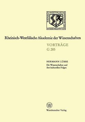 Die Wissenschaften und ihre kulturellen Folgen