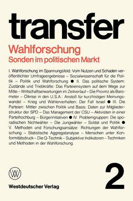 Wahlforschung: Sonden im politischen Markt