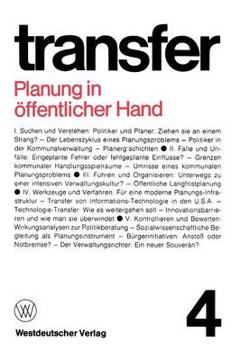 Planung in öffentlicher Hand