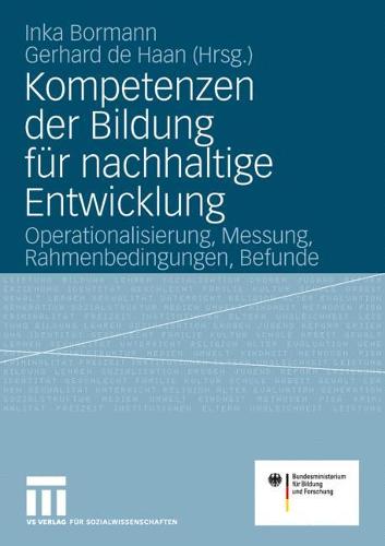 Kompetenzen der Bildung für nachhaltige Entwicklung