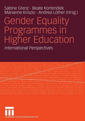 Gender Equality Programmes in Higher Education
