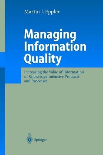 Managing Information Quality