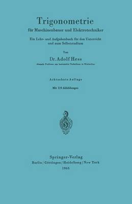 Trigonometrie für Maschinenbauer und Elektrotechniker