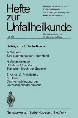 Beiträge zur Unfallheilkunde