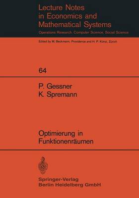 Optimierung in Funktionenräumen
