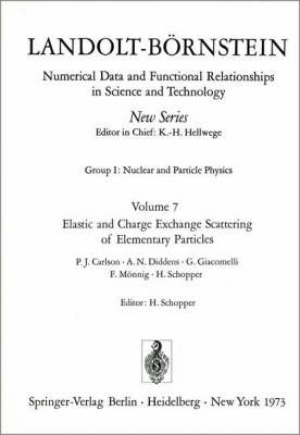Elastic and Charge Exchange Scattering of Elementary Particles / Elastische und Ladungsaustausch-Streuung von Elementarteilchen