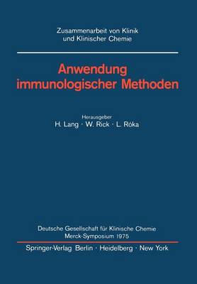 Anwendung immunologischer Methoden