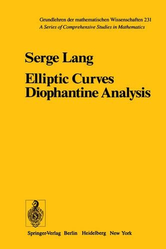 Elliptic Curves