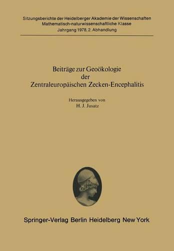 Beiträge zur Geoökologie der Zentraleuropäischen Zecken-Encephalitis