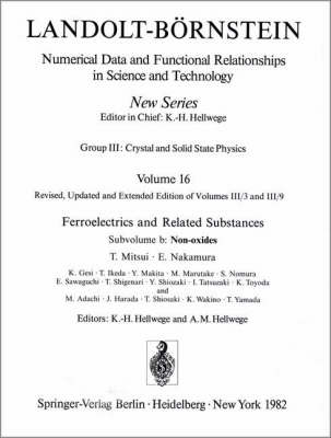 Non-oxides / Nicht-Oxide
