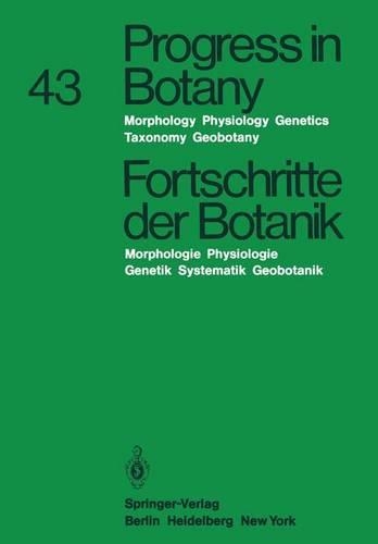 Progress in Botany/Fortschritte Der Botanik