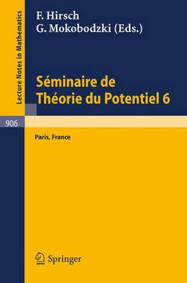Séminaire de Théorie du Potentiel, Paris, No. 6