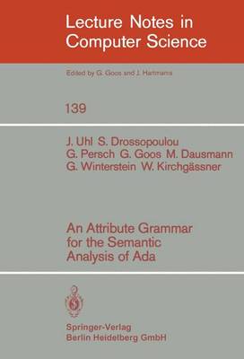 An Attribute Grammar for the Semantic Analysis of ADA