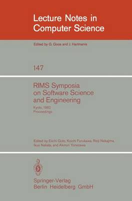 RIMS Symposium on Software Science and Engineering