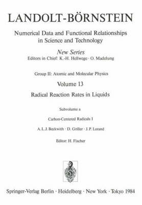Carbon-Centered Radicals I / Kohlenstoffradikale I