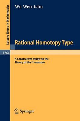 Rational Homotopy Type